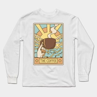 The Coffee Tarot Card by Tobe Fonseca Long Sleeve T-Shirt